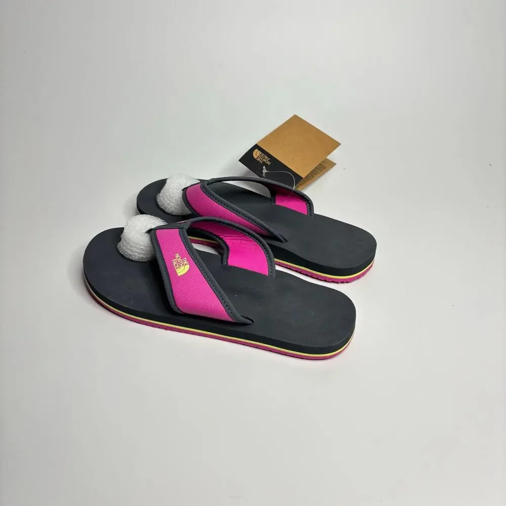 The North Face Youth Base Camp Flip Flops, Vanadis Grey/Linaria Pink